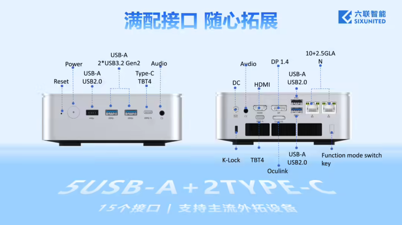 CES 2026：六联智能发布PB52-02-H01-CH迷你主机 最高搭载酷睿Ultra X9 388H